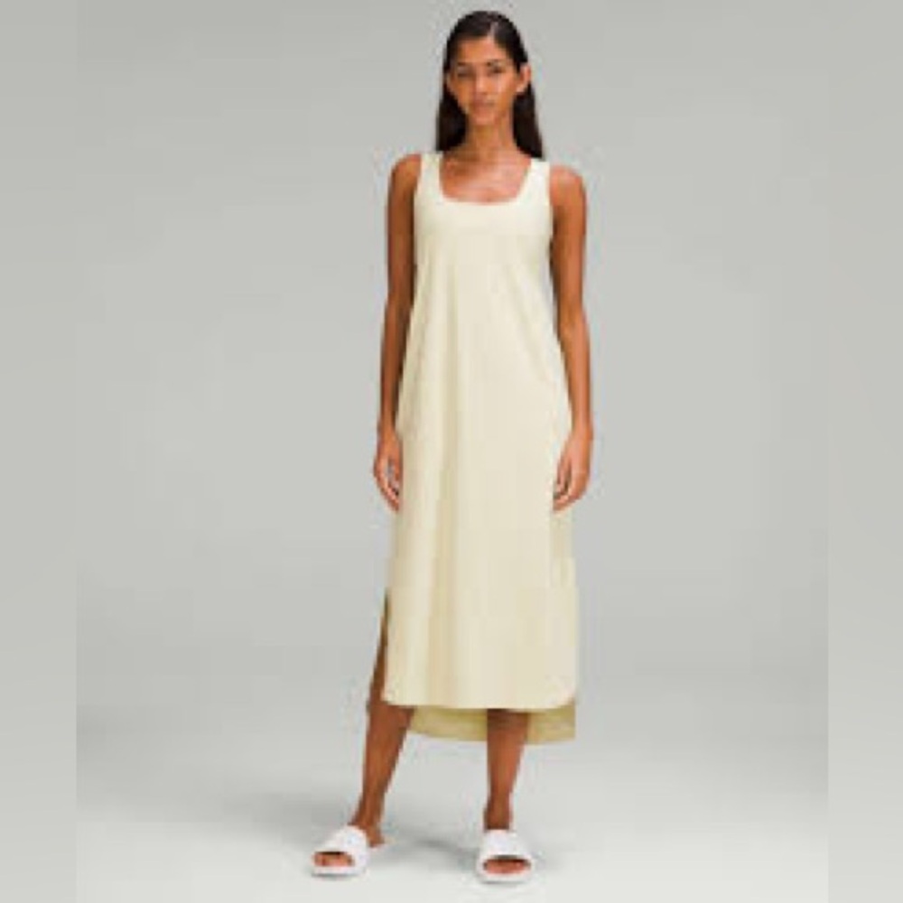 Lululemon Pima Cotton Open-back Midi Dress